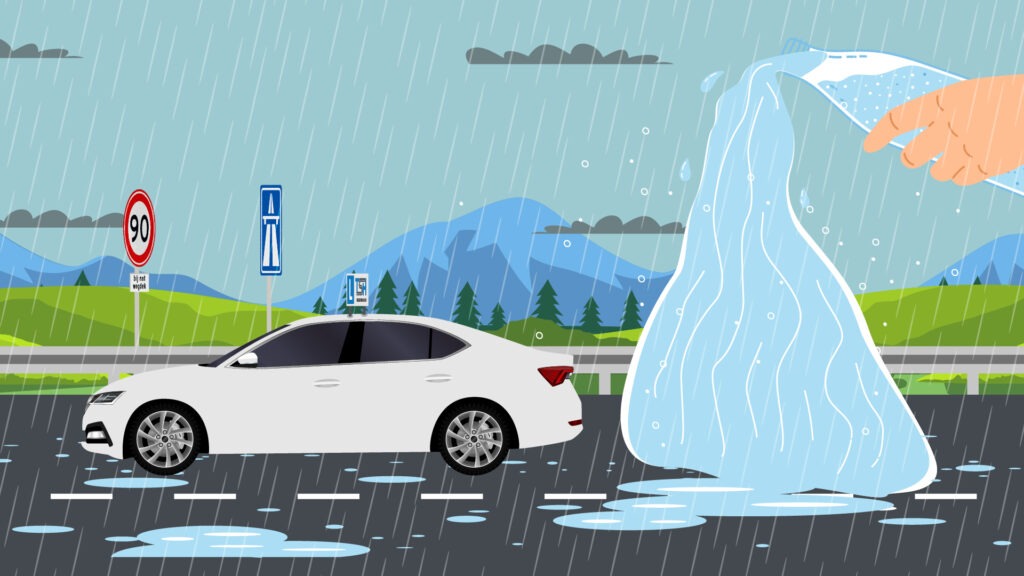 Aquaplaning en spoorvorming