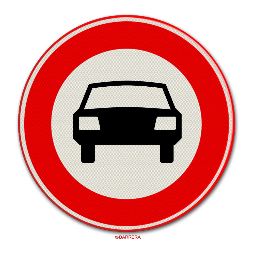 Gesloten voor motorvoertuigen op meer dan twee wielen