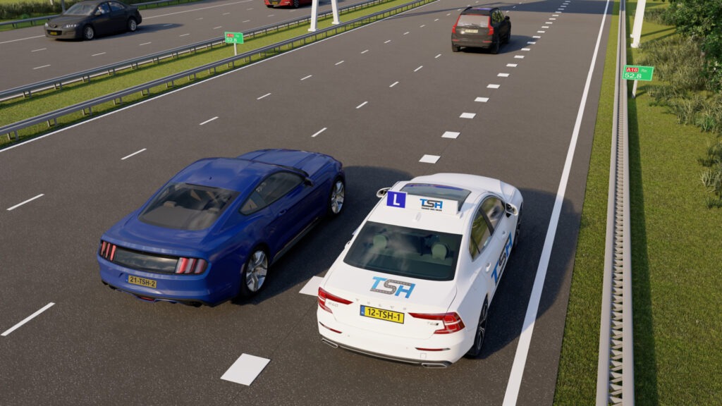 Invoegen rechts inhalen