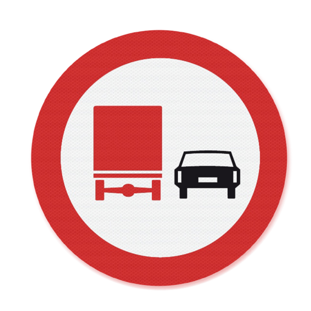 Inhaalverbod voor vrachtwagens