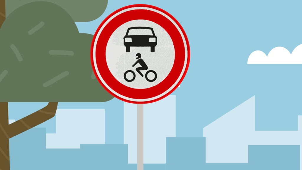 Verboden voor alle motorvoertuigen
