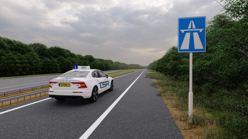 autosnelweg bord autosnelweg