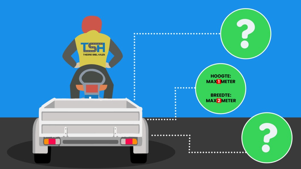 Aanhanger hoogte en breedte