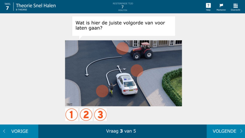 Vraag 3 gelijkwaardig kruispunt