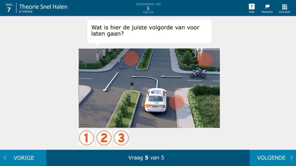 Vraag 5 gelijkwaardig kruispunt