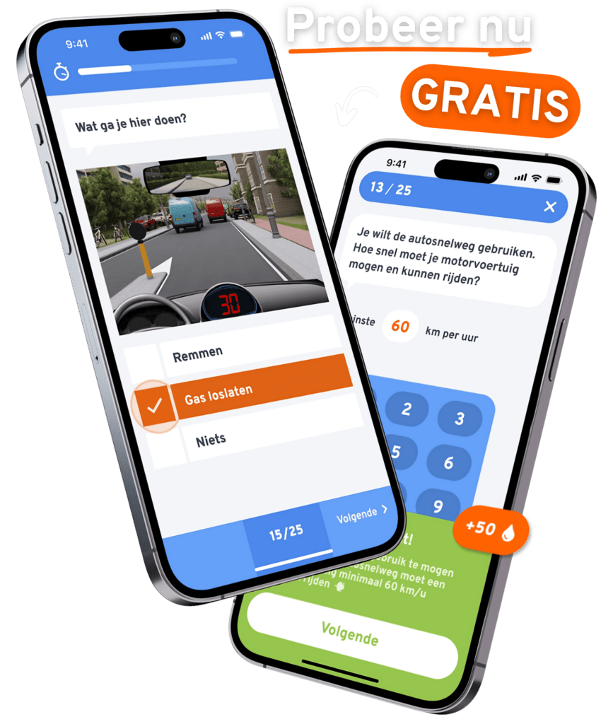 Online auto theorie app van Theorie Snel Halen.
